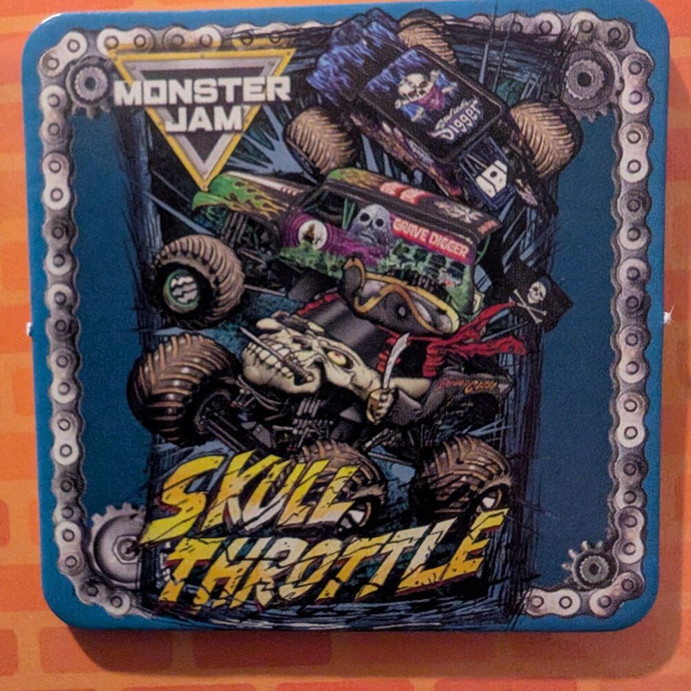 Monster Jam Skull Throttle  and Gear it up Magnets
